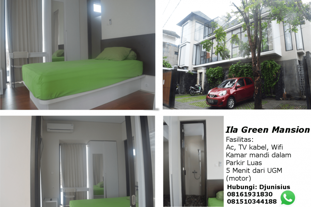 kost putri eksklusif dekat UGM di Jogja Ila Green Mansion