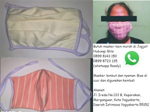 Jual Masker Kain Murah di Jogja